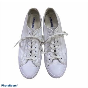 Converse All⭐️Stars White Leather Sneakers Sz11